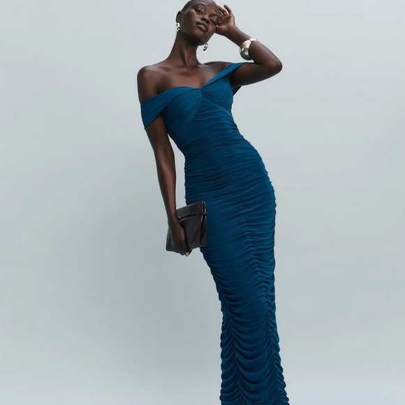 Reformation Dresses & Skirts - Reformation Ariadne Dress Peacock - Size 4